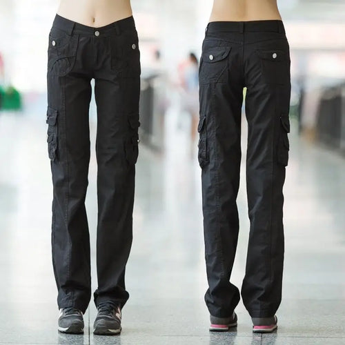 Women's Elegant Cotton Cargo Pants