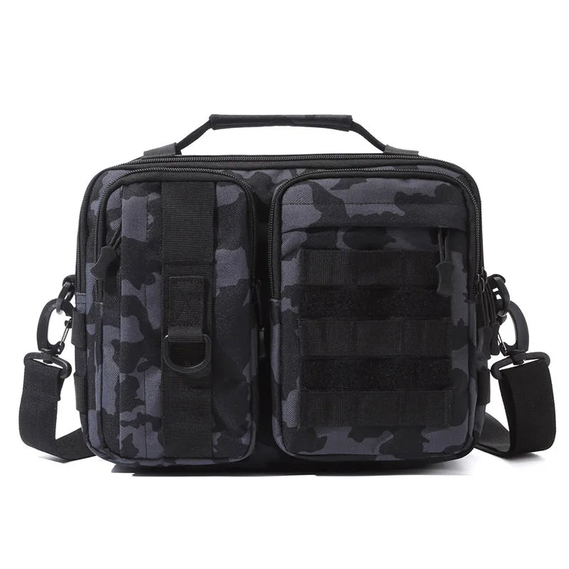 Trekking bolsas táticas bolsa de ombro acampamento para o homem caminhadas viagem escalada pesca estilingue crossbody ao ar livre fim de semana molle saco