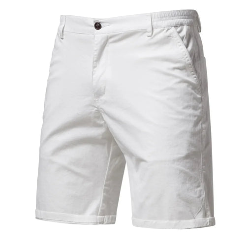 Men's Cotton Shorts with Elastic Waistband