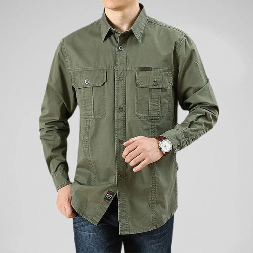 Military Cotton Casual Shirt
