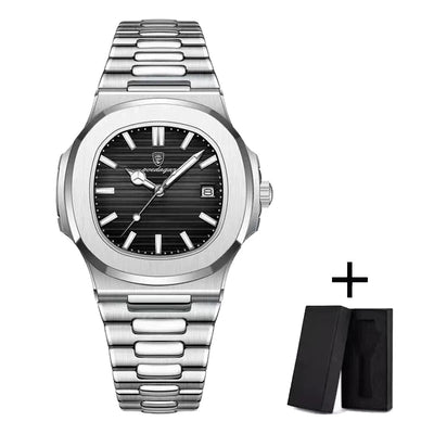 POEDAGAR Luxe Watch — Waterproof 41MM