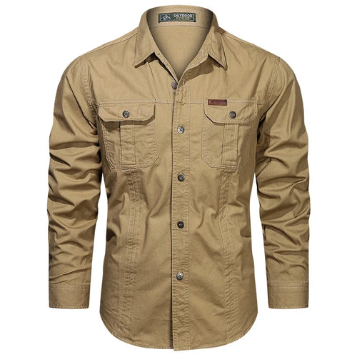 Military Cotton Casual Shirt