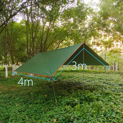 Impermeável Ultralight Garden Canopy Sunshade, Toldo Tenda, Tarp Shade, Outdoor Camping, Tourist Beach Shelter, 5x3m, 4x3m, 3x3m