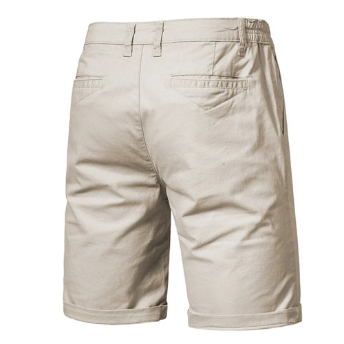 Men's Cotton Shorts with Elastic Waistband