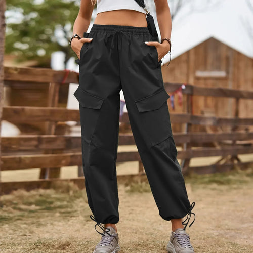 Women's Streetwear Pants with Functional Pockets