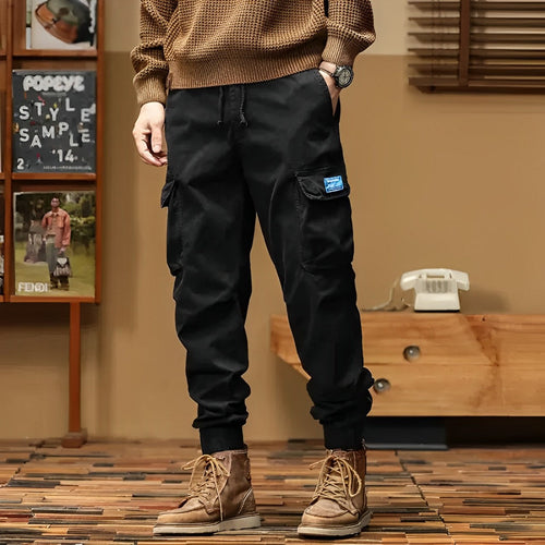 Calça Cargo Casual Retro