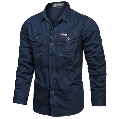 Military Cotton Casual Shirt