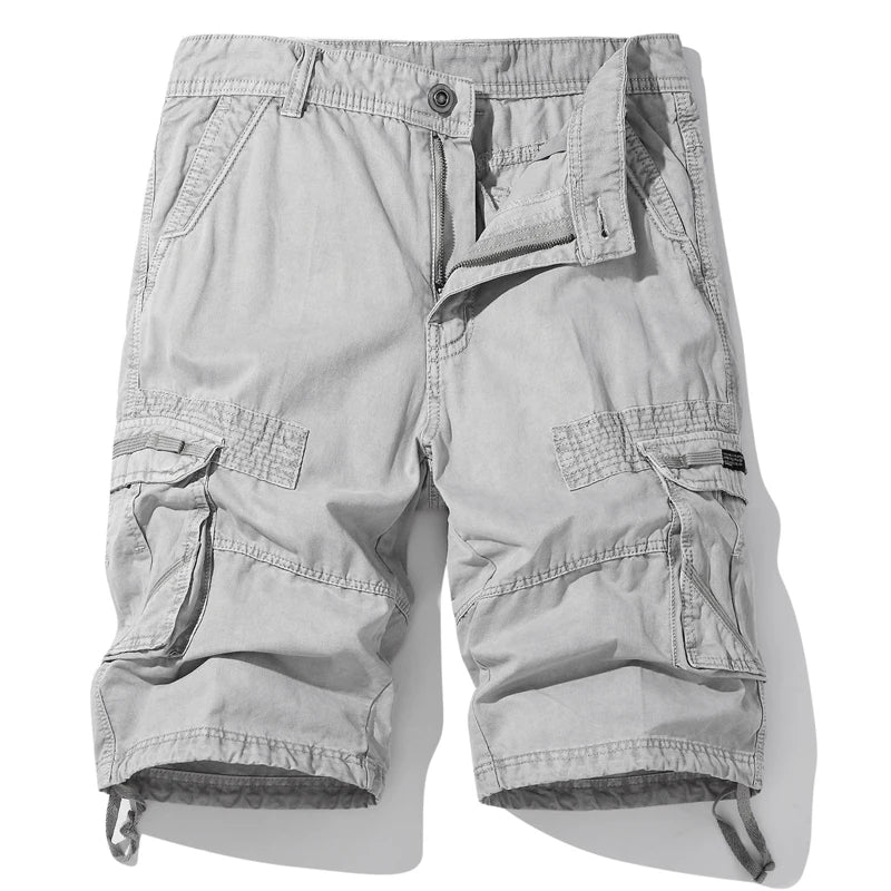 2024 novos homens do exército tático shorts casual multi-bolso masculino carga shorts homme S-XXL transporte da gota abz199