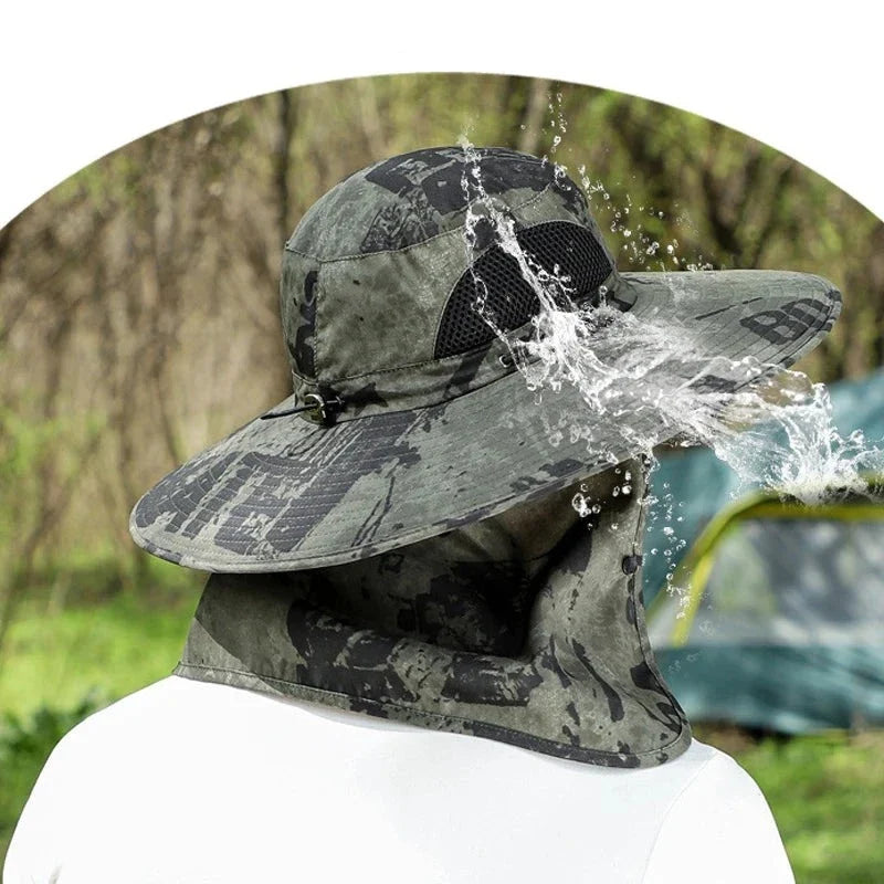 Tactical Hat with Face Mask