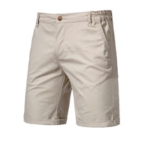 Men's Cotton Shorts with Elastic Waistband
