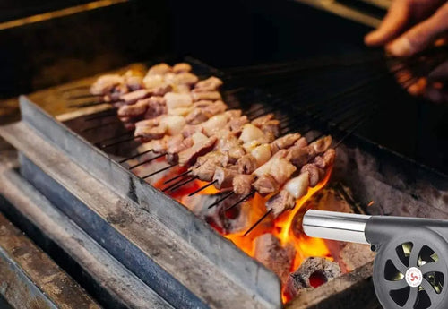 Portable Manual Hand Fan for BBQ and Camping
