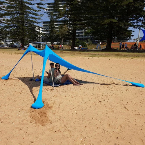 Portable UPF50+ Beach Tent for Families