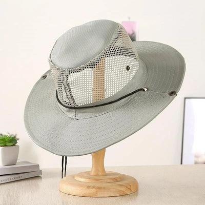 Chapéu de balde respirável para homens, boné de pescador dobrável, sol ao ar livre, bonés de pesca, trekking, praia, vários estilos, verão