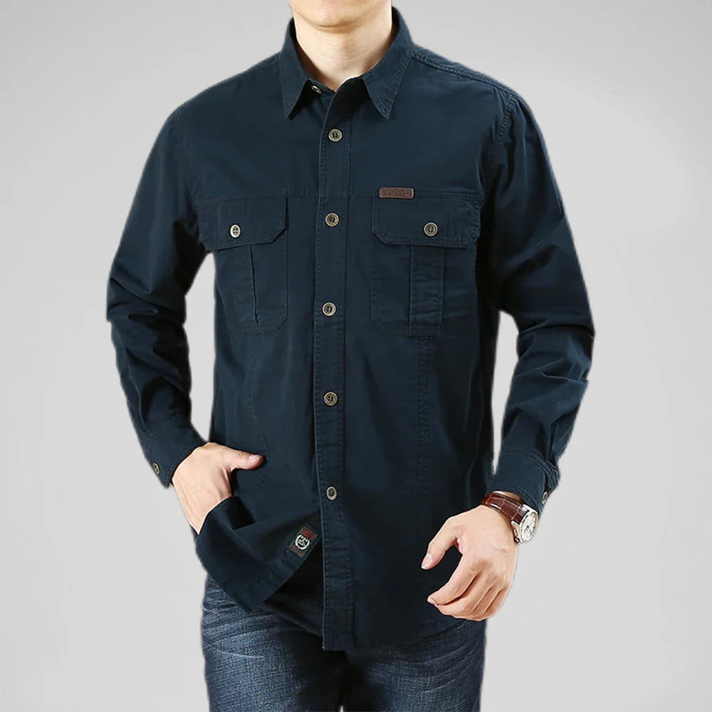 Military Cotton Casual Shirt