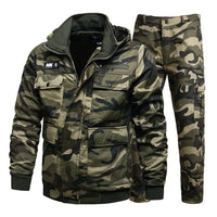 Army Cargo Jacket & Pants Set
