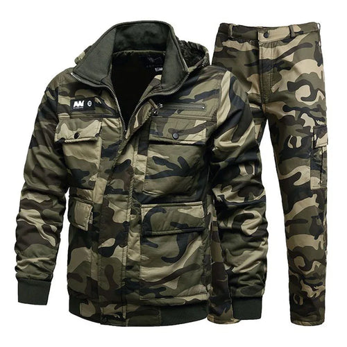 Army Cargo Jacket & Pants Set
