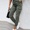 Women's High-Waist Y2K-Style Pants with Pockets