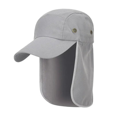 Chapéu de proteção solar ao ar livre para homens e mulheres, caminhadas, viagem, pesca, boné solar com UPF 50 + proteção solar e aba do pescoço