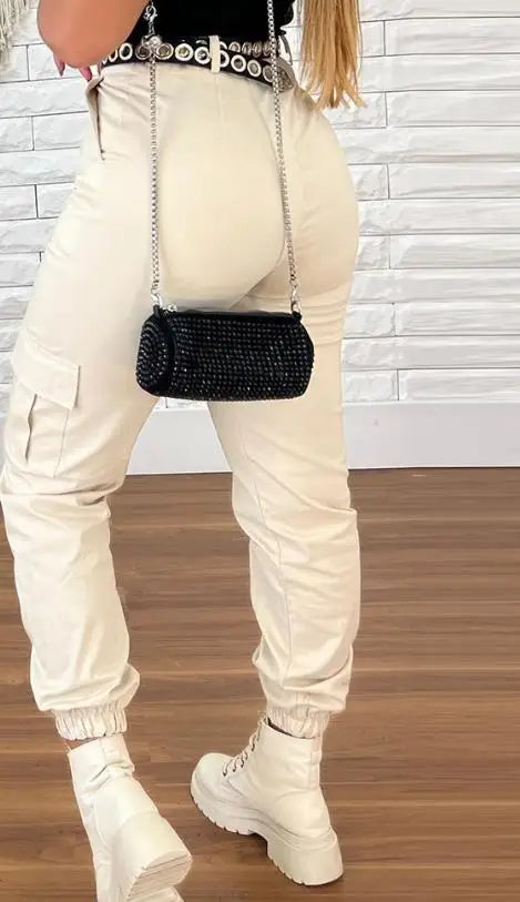 Women's High-Waist Streetwear Cargo Pants