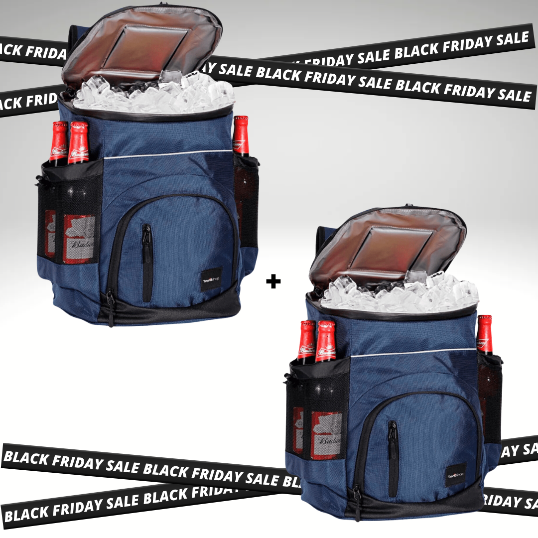 Kit: 2 Thermal Bag Max 33L Waterproof Cooler Backpacks
