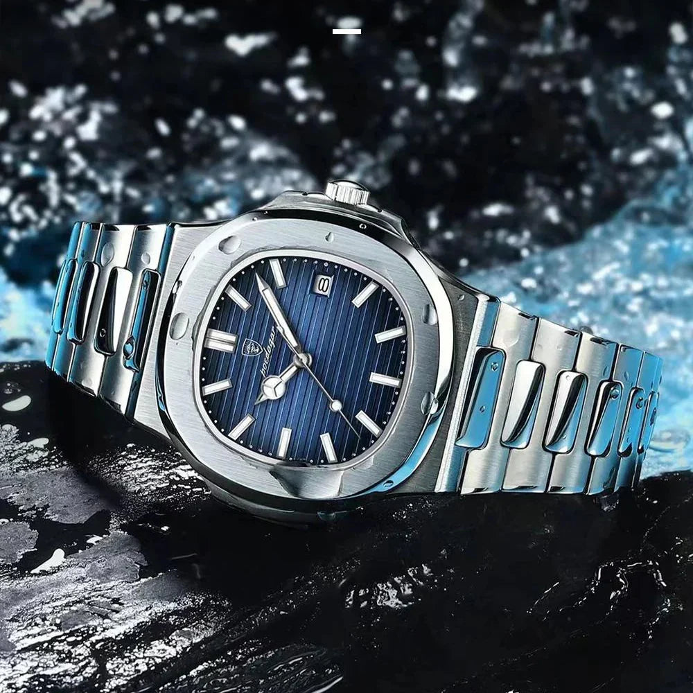 POEDAGAR Luxe Watch — Waterproof 41MM