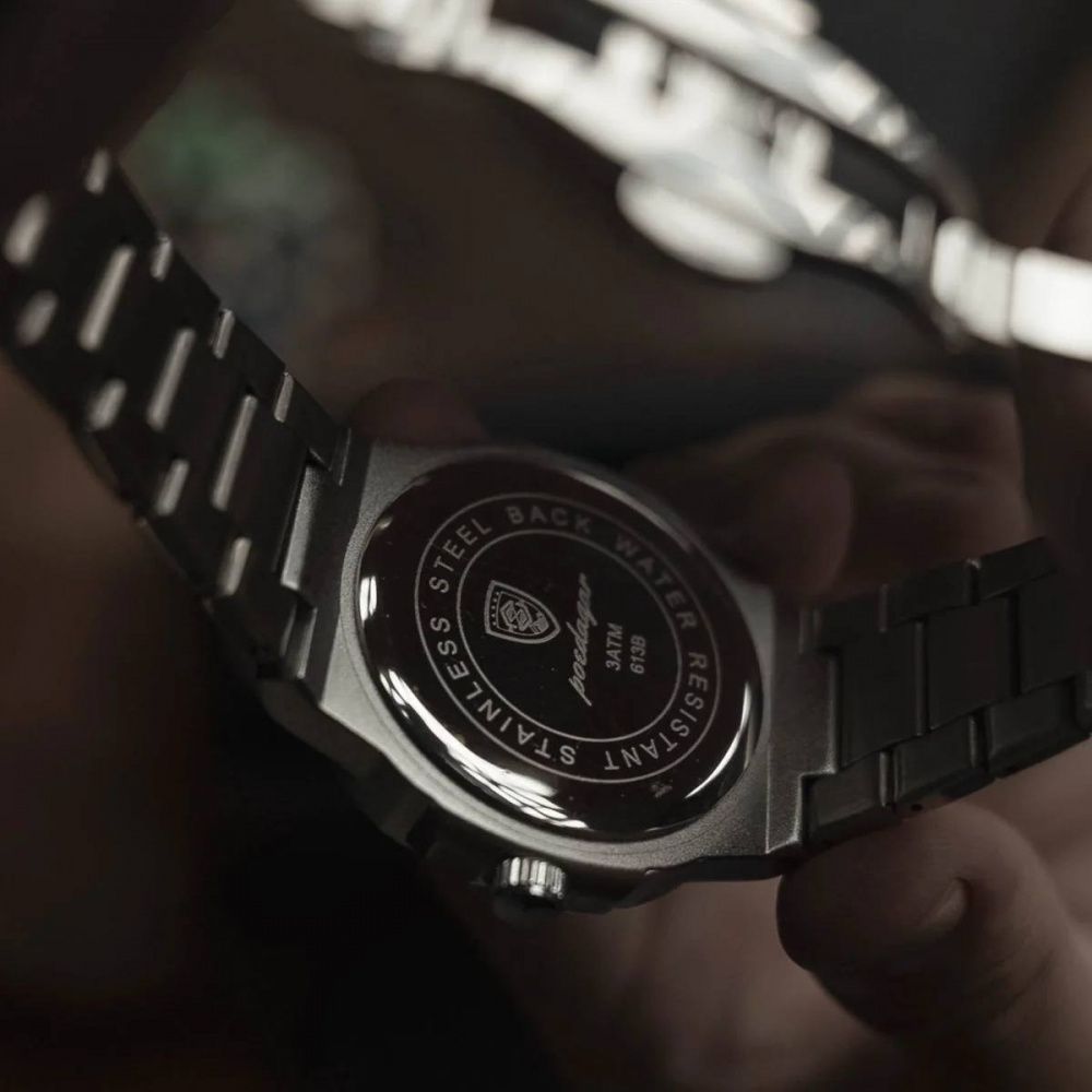 POEDAGAR Luxe Watch — Waterproof 41MM