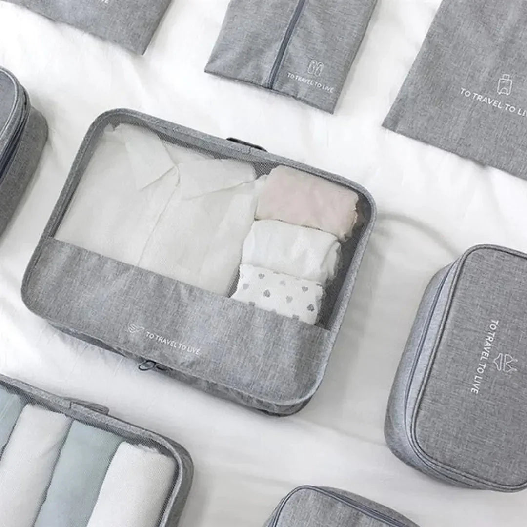 TravelEasy™ 7-Piece Packing Cube Set for Suitcases