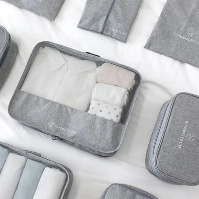 TravelEasy™ 7-Piece Packing Cube Set for Suitcases