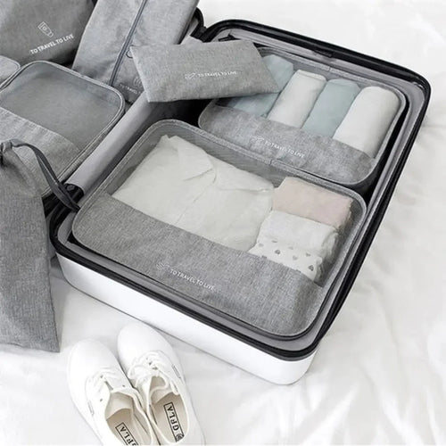 TravelEasy™ 7-Piece Packing Cube Set for Suitcases