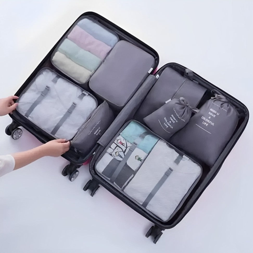 TravelEasy™ 7-Piece Packing Cube Set for Suitcases