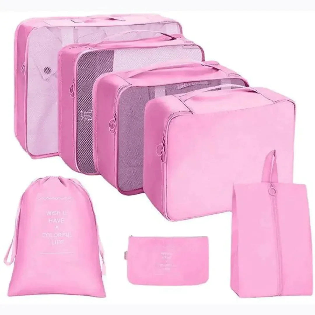 Kit com 7 Bolsas Organizadoras TravelEasy