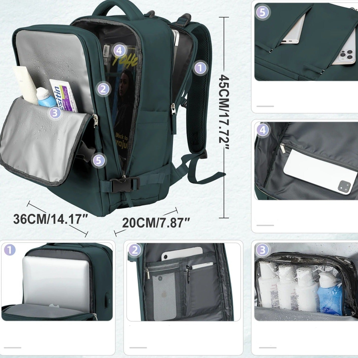 Mochila TravelMate Organizer