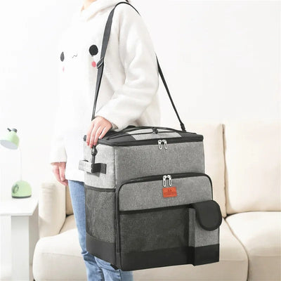 Mochila Térmica com Rodinha à Prova de Vazamento