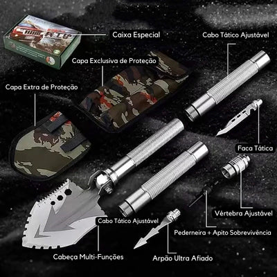 Multifunctional Folding Military Shovel