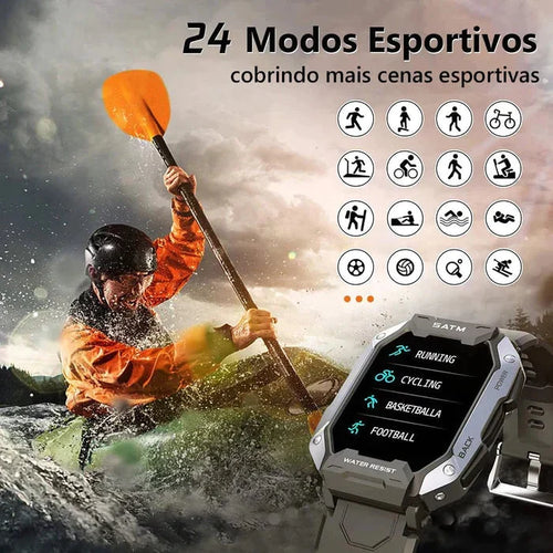 Waterproof & Shockproof Smartwatch + 1 Extra Strap