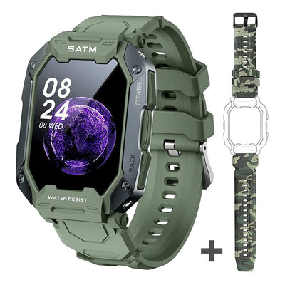 Waterproof & Shockproof Smartwatch + 1 Extra Strap