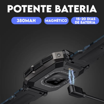 Waterproof & Shockproof Smartwatch + 1 Extra Strap