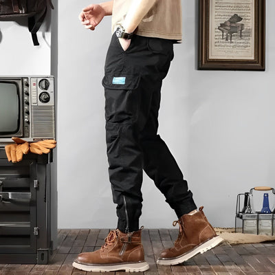 Calça Cargo Casual Retro
